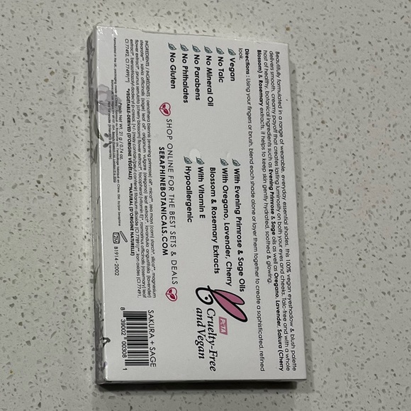 BRAND NEW Sakura + Sage - Vegan Eyeshadow & Blush Palette - Picture 7 of 7